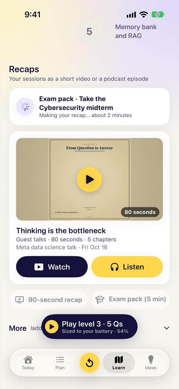An exam pack for the Cybersecurity midterm being made